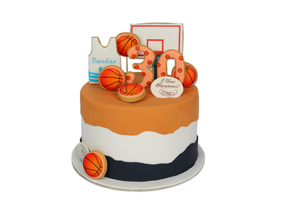 Торт для баскетболіста - 1 Фото