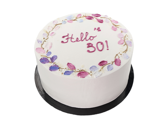 Торт «Hello 30» - 1 Фото