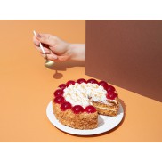 Торт «Honey raspberry» - 2 Фото