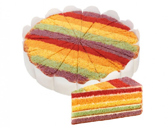 Торт «Веселка» порційний